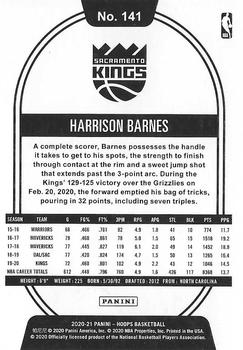 2020-21 Hoops #141 Harrison Barnes Back