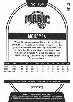 2020-21 Hoops #154 Mo Bamba Back