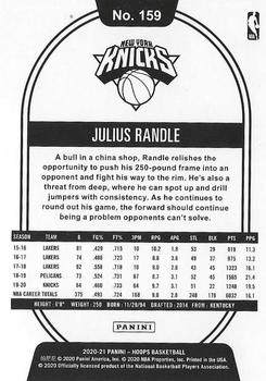 2020-21 Hoops #159 Julius Randle Back