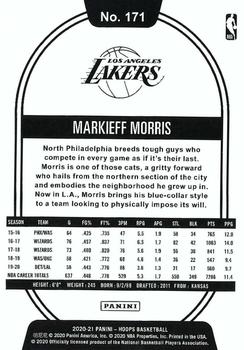 2020-21 Hoops #171 Markieff Morris Back