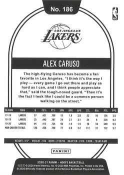 2020-21 Hoops #186 Alex Caruso Back