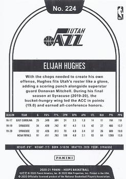 2020-21 Hoops #224 Elijah Hughes Back