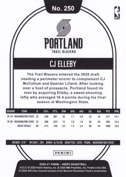2020-21 Hoops #250 CJ Elleby Back