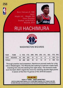 2020-21 Hoops #256 Rui Hachimura Back