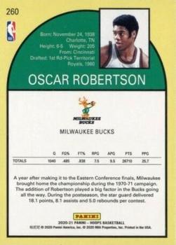 2020-21 Hoops #260 Oscar Robertson Back