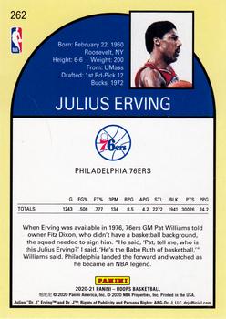 2020-21 Hoops #262 Julius Erving Back