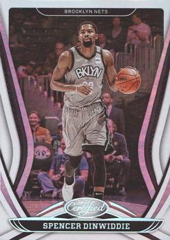 2020-21 Panini Certified #1 Spencer Dinwiddie Front