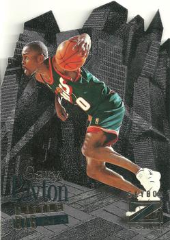 1996-97 SkyBox Z-Force - Little Big Men #9 Gary Payton Front
