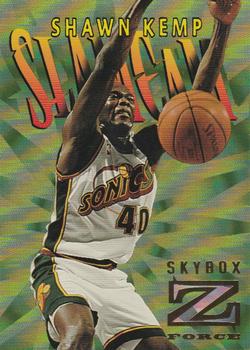 1996-97 SkyBox Z-Force - Slam Cam #SC6 Shawn Kemp Front