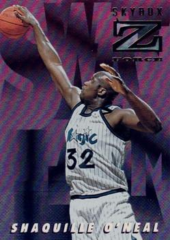 1996-97 SkyBox Z-Force - Swat Team #ST6 Shaquille O'Neal Front