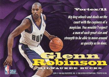 1996-97 SkyBox Z-Force - Vortex #V11 Glenn Robinson Back