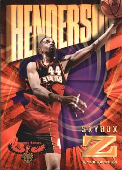 1996-97 SkyBox Z-Force - Z-Cling #2 Alan Henderson Front