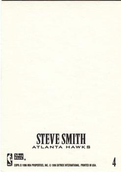 1996-97 SkyBox Z-Force - Z-Cling #4 Steve Smith Back