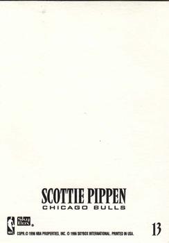 1996-97 SkyBox Z-Force - Z-Cling #13 Scottie Pippen Back