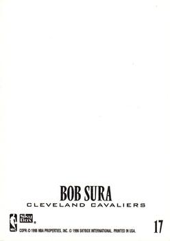 1996-97 SkyBox Z-Force - Z-Cling #17 Bob Sura Back