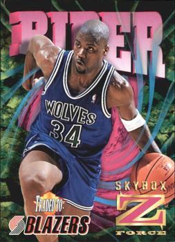 1996-97 SkyBox Z-Force - Z-Cling #54 Isaiah Rider Front