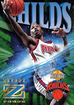 1996-97 SkyBox Z-Force - Z-Cling #56 Chris Childs Front