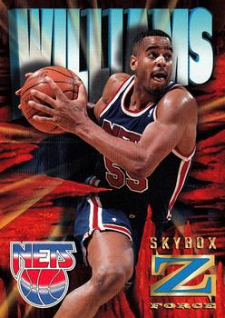 1996-97 SkyBox Z-Force - Z-Cling #57 Jayson Williams Front