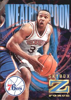 1996-97 SkyBox Z-Force - Z-Cling #67 Clarence Weatherspoon Front