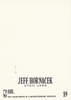 1996-97 SkyBox Z-Force - Z-Cling #89 Jeff Hornacek Back