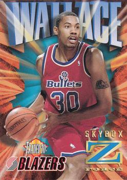 1996-97 SkyBox Z-Force - Z-Cling #97 Rasheed Wallace Front