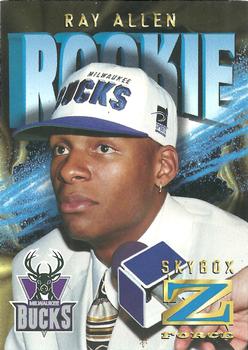 1996-97 SkyBox Z-Force - Z-Cling #R-1 Ray Allen Front
