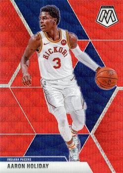 2019-20 Panini Mosaic - Red Wave Prizm #7 Aaron Holiday Front