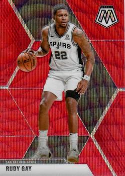 2019-20 Panini Mosaic - Red Wave Prizm #26 Rudy Gay Front
