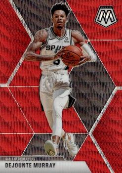 2019-20 Panini Mosaic - Red Wave Prizm #46 Dejounte Murray Front