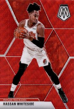2019-20 Panini Mosaic - Red Wave Prizm #55 Hassan Whiteside Front