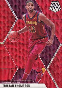 2019-20 Panini Mosaic - Red Wave Prizm #147 Tristan Thompson Front