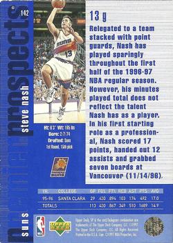 1996-97 SP #142 Steve Nash Back