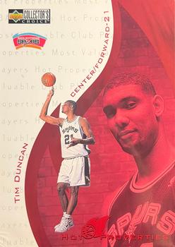 1997-98 Collector's Choice - Hot Properties 3x5 #H5 Tim Duncan Front