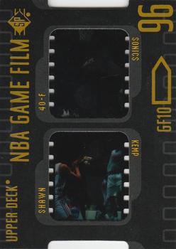 1996-97 SP - Game Film #GF10 Shawn Kemp Front