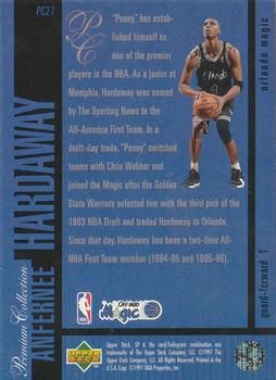 1996-97 SP - Premium Collection #PC27 Anfernee Hardaway Back