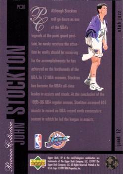 1996-97 SP - Premium Collection #PC38 John Stockton Back