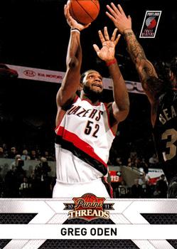 2010-11 Panini Threads #71 Greg Oden  Front
