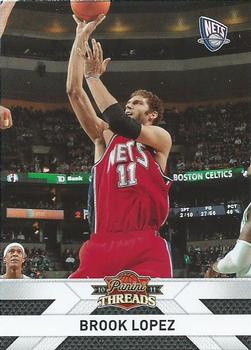 2010-11 Panini Threads #45 Brook Lopez  Front
