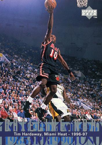 1996-97 Upper Deck - Dateline: NBA 5x7 #322 Tim Hardaway Front