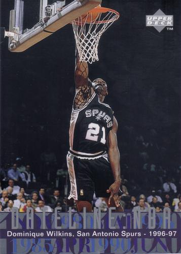 1996-97 Upper Deck - Dateline: NBA 5x7 #330 Dominique Wilkins Front
