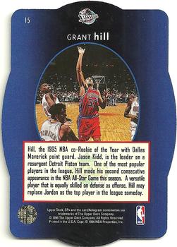 1996 SPx #15 Grant Hill  Back