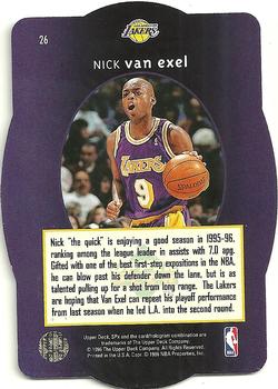 1996 SPx #26 Nick Van Exel  Back