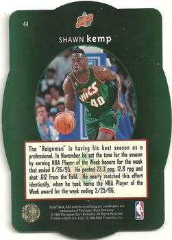 1996 SPx #44 Shawn Kemp  Back