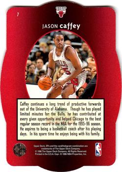 1996 SPx #7 Jason Caffey  Back