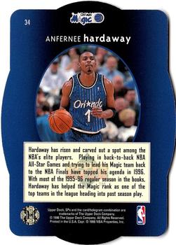 1996 SPx #34 Anfernee Hardaway  Back