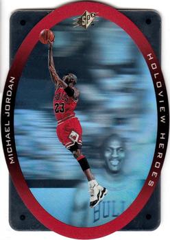 1996 SPx - Holoview Heroes #H1 Michael Jordan Front