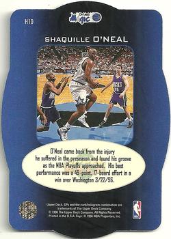 1996 SPx - Holoview Heroes #H10 Shaquille O'Neal Back