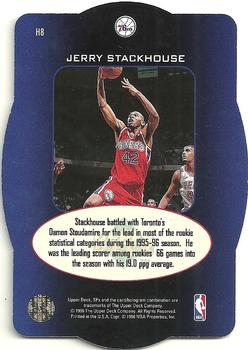 1996 SPx - Holoview Heroes #H8 Jerry Stackhouse Back