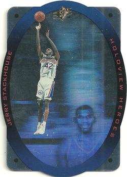 1996 SPx - Holoview Heroes #H8 Jerry Stackhouse Front