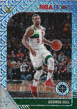 2019-20 Hoops Premium Stock - Prizms Silver Mojo #93 George Hill Front